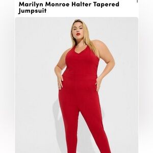 TORRID MARILYN MONROE Halter Jumpsuit 1X